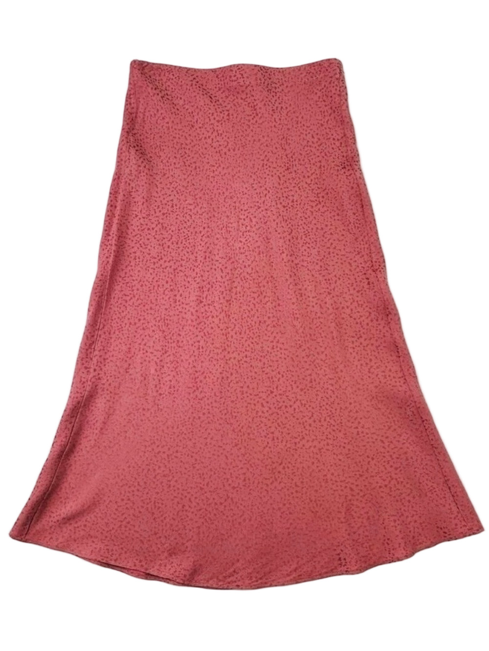 Loft rose aline skirt raindrop Small Pull on jacquard print stretch waist Flowy